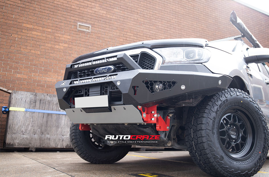 FORD RANGER KMC TERRA SATIN BLACK 