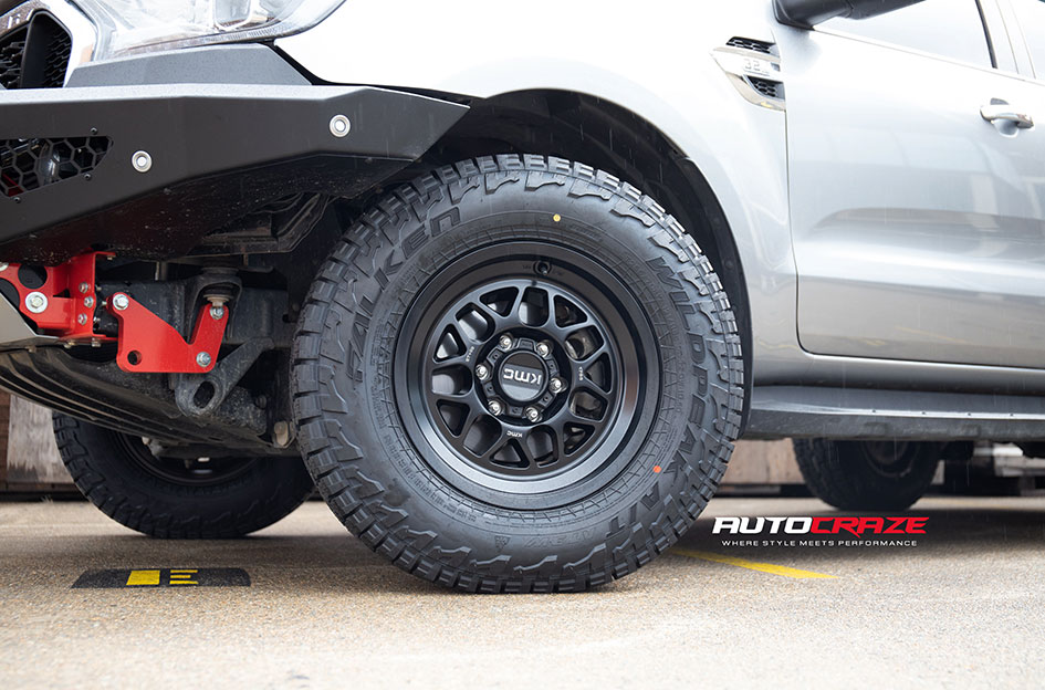 FORD RANGER KMC TERRA SATIN BLACK 