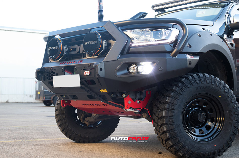 FORD RANGER KING D-HOLE BLACK 