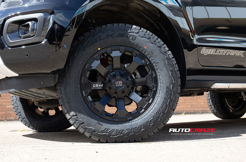 FORD RANGER KING AMBUSH SATIN BLACK 