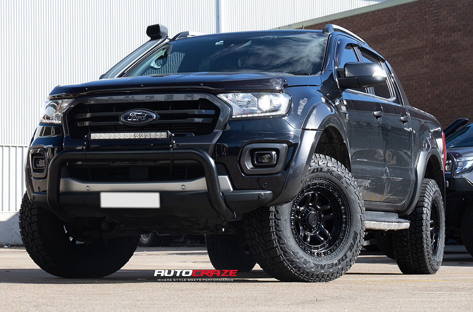 FORD RANGER KING BARRETT SATIN BLACK
