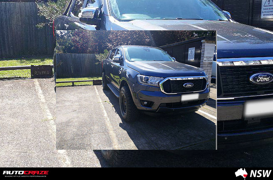 FORD RANGER KING D-HOLE BLACK 
