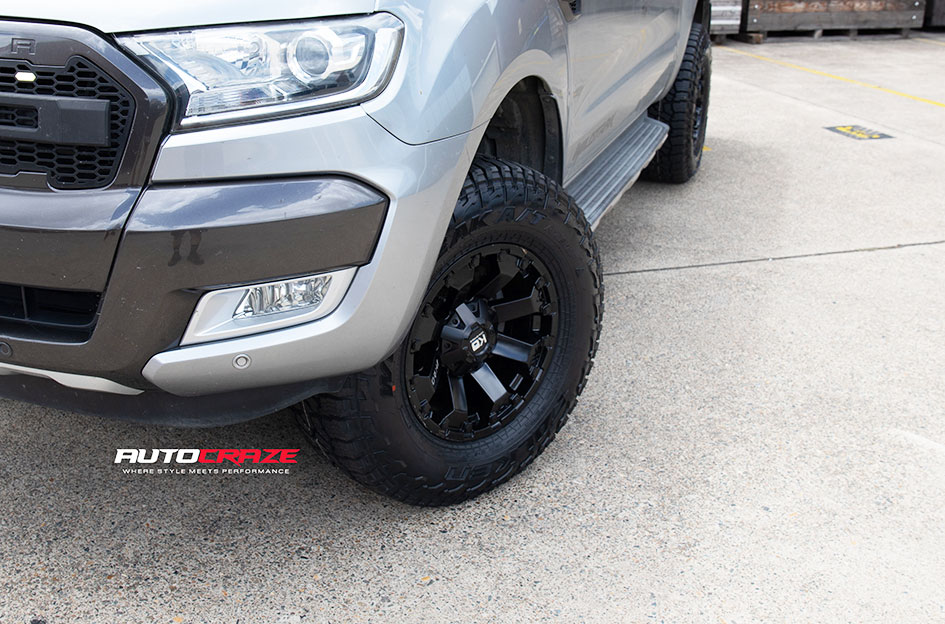 FORD RANGER KING AMBUSH SATIN BLACK