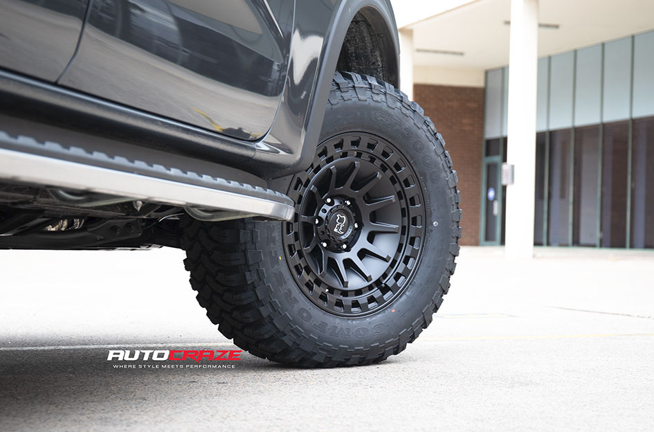 FORD RANGER NEXT GEN BLACK RHINO BARRAGE MATTE BLACK