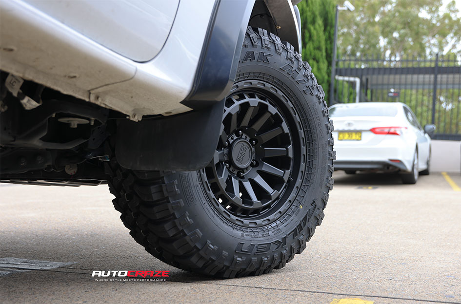 FORD RANGER NEXT GEN BLACK RHINO RAID MATTE BLACK