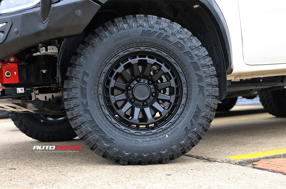 FORD RANGER NEXT GEN BLACK RHINO RAID MATTE BLACK