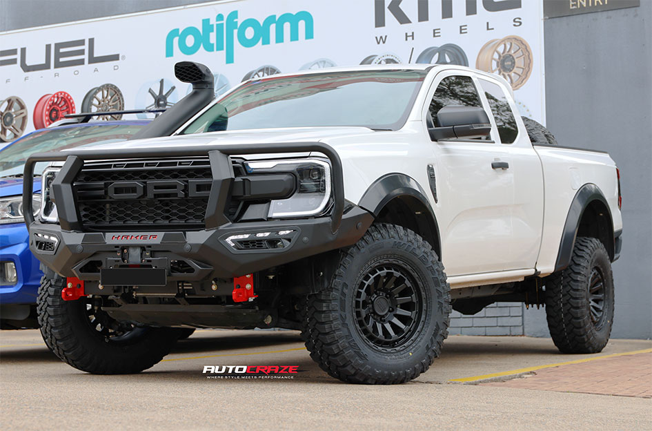 FORD RANGER NEXT GEN BLACK RHINO RAID MATTE BLACK
