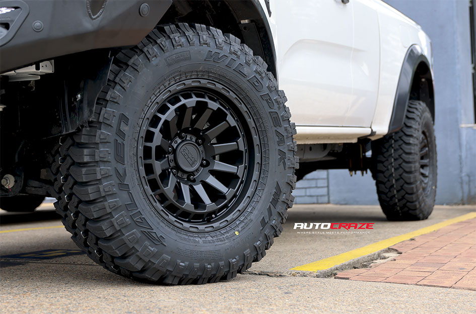 FORD RANGER NEXT GEN BLACK RHINO RAID MATTE BLACK
