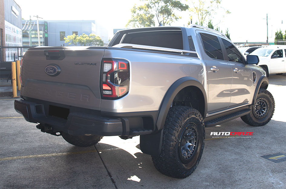 FORD RANGER NEXT GEN BLACK RHINO TUSK MATTE GUNMETAL W/ BLACK LIP