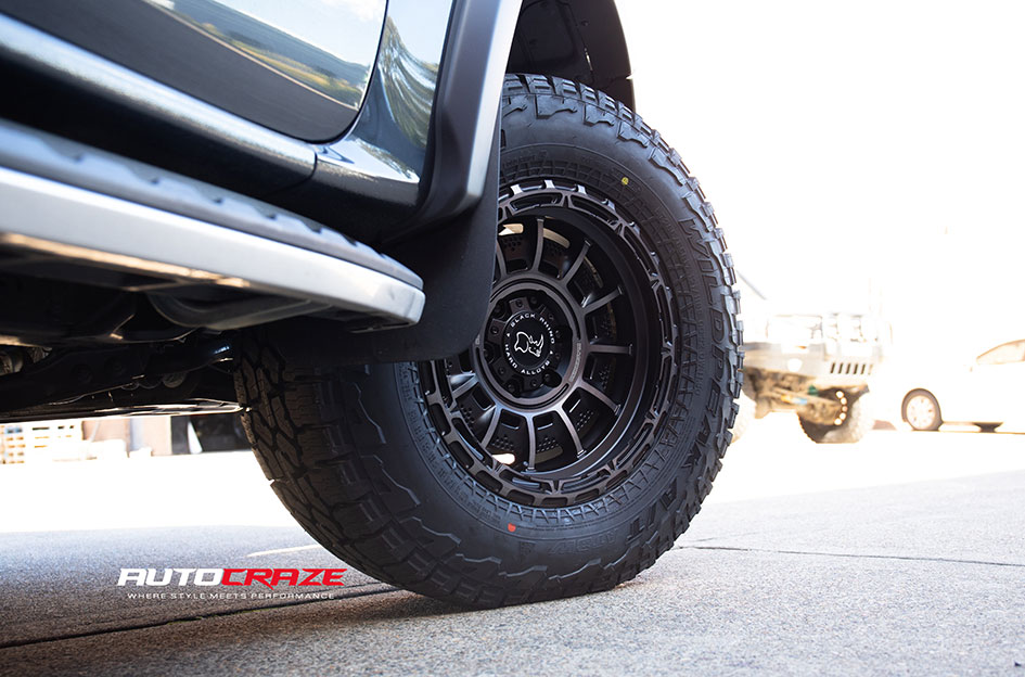 FORD RANGER NEXT GEN BLACK RHINO LEGION MATTE BLACK GREY 