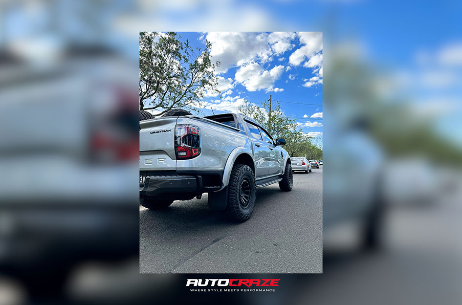 FORD RANGER NEXT GEN BLACK RHINO RAID MATTE BLACK 
