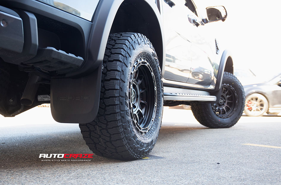 FORD RANGER NEXT GEN BLACK RHINO LEGION MATTE BLACK GREY 