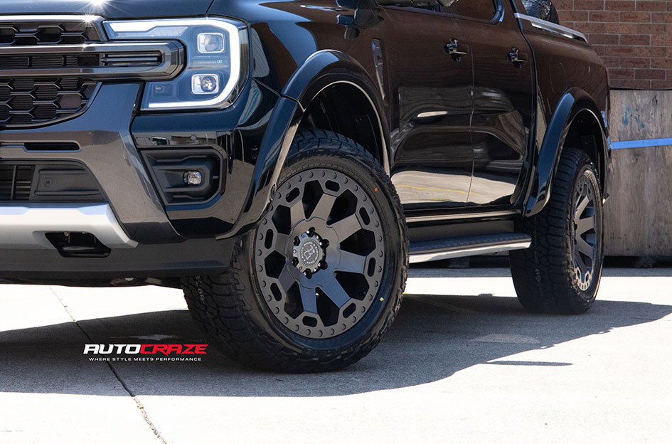 FORD RANGER NEXT GEN BLACK RHINO WARLORD MATTE GUNMETAL