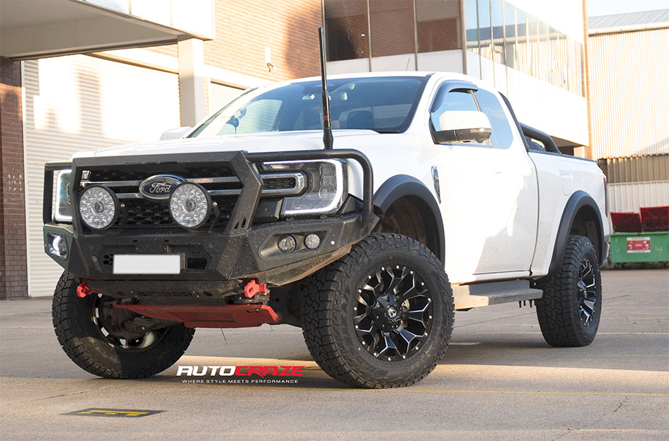 FORD RANGER NEXT GEN FUEL ASSAULT MATTE BLACK MILLED 