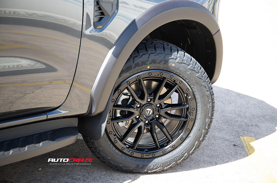 FORD RANGER NEXT GEN FUEL REBEL 6 MATTE BLACK 