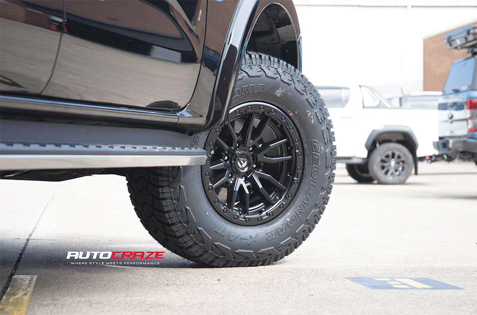 FORD RANGER NEXT GEN FUEL REBEL 6 MATTE BLACK 