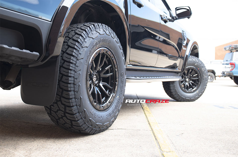 FORD RANGER NEXT GEN FUEL REBEL 6 MATTE BLACK 
