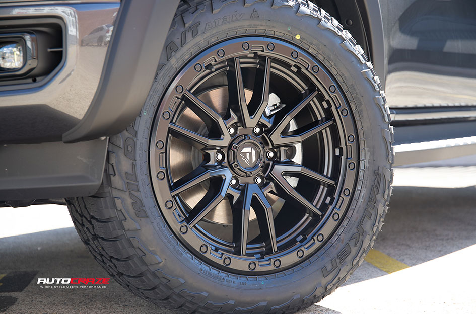 FORD RANGER NEXT GEN FUEL REBEL 6 MATTE BLACK 