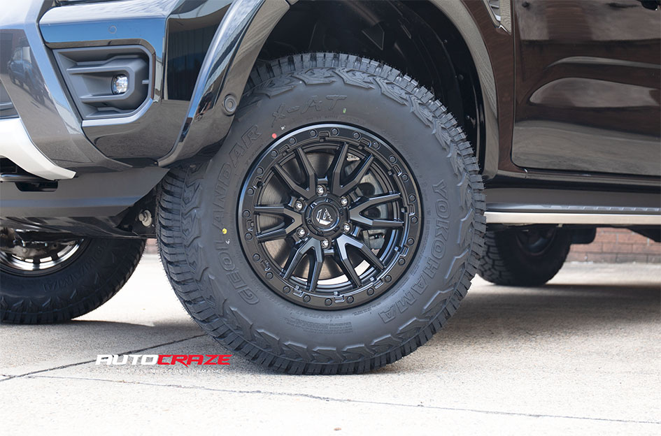 FORD RANGER NEXT GEN FUEL REBEL 6 MATTE BLACK 
