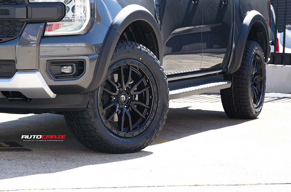 FORD RANGER NEXT GEN FUEL REBEL 6 MATTE BLACK 