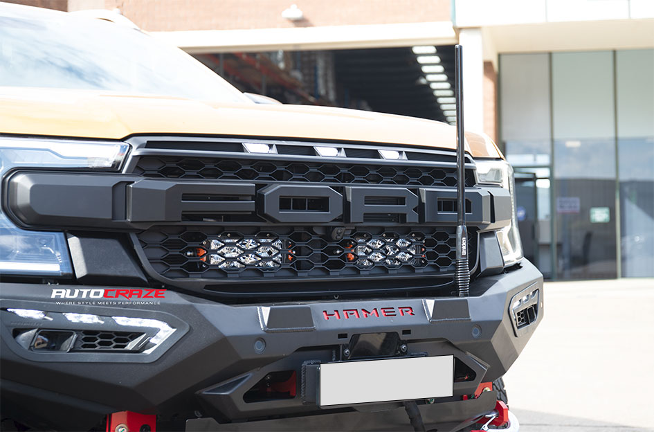 FORD RANGER NEXT GEN FUEL RINCON MATTE GUNMETAL W/ BLACK LIP
