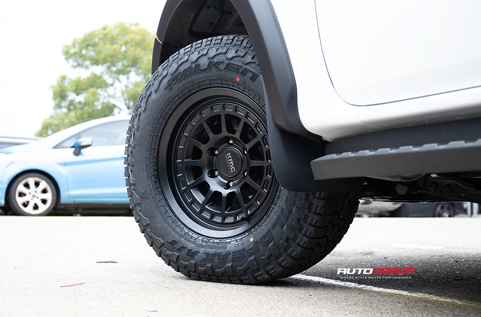 FORD RANGER NEXT GEN KMC CANYON SATIN BLACK