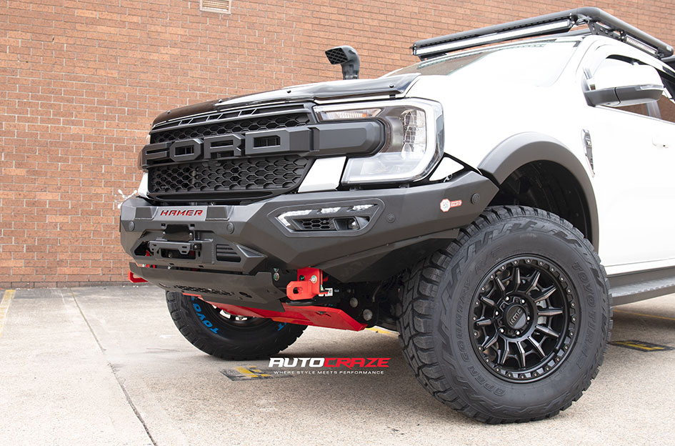 FORD RANGER NEXT GEN KMC CARNAGE SATIN BLACK W/ GRAY TINT