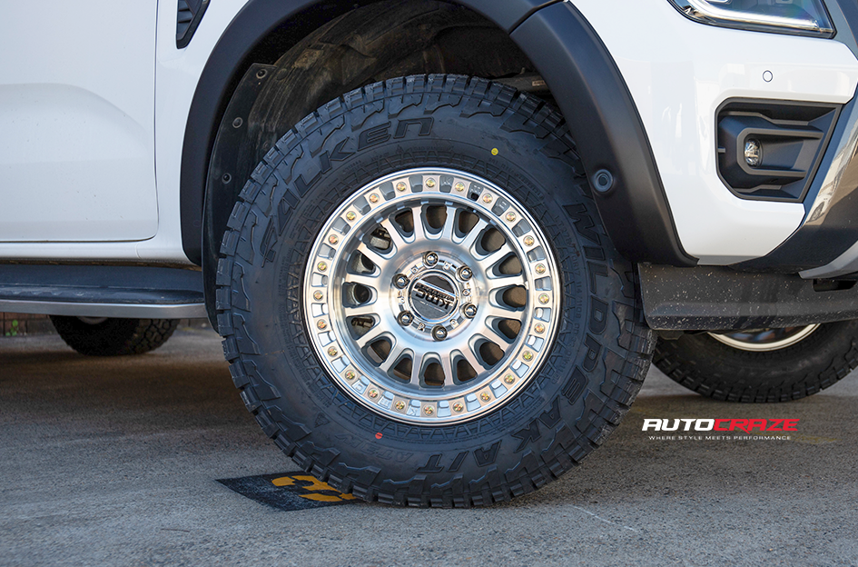 FORD RANGER NEXT GEN KMC IMS GLOSS SILVER W/ MACHINED FACE