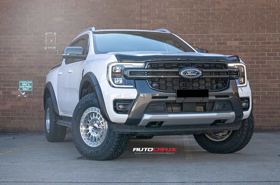 FORD RANGER NEXT GEN KMC IMS GLOSS SILVER W/ MACHINED FACE