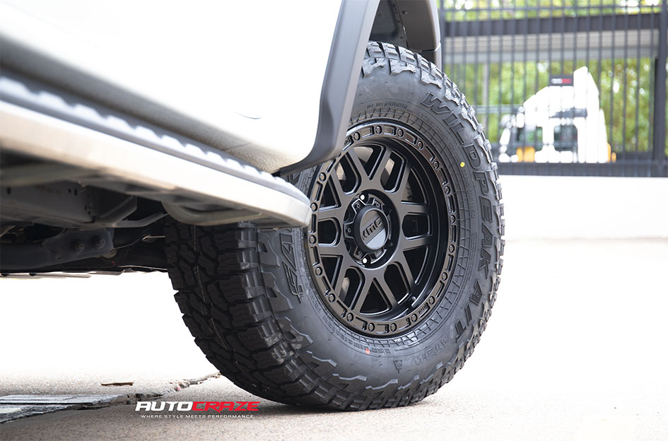 FORD RANGER NEXT GEN KMC KM544 MESA SATIN BLACK