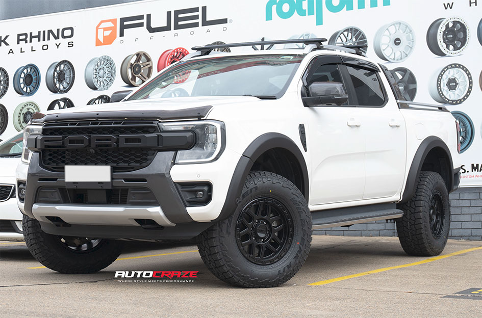 FORD RANGER NEXT GEN KMC KM544 MESA SATIN BLACK