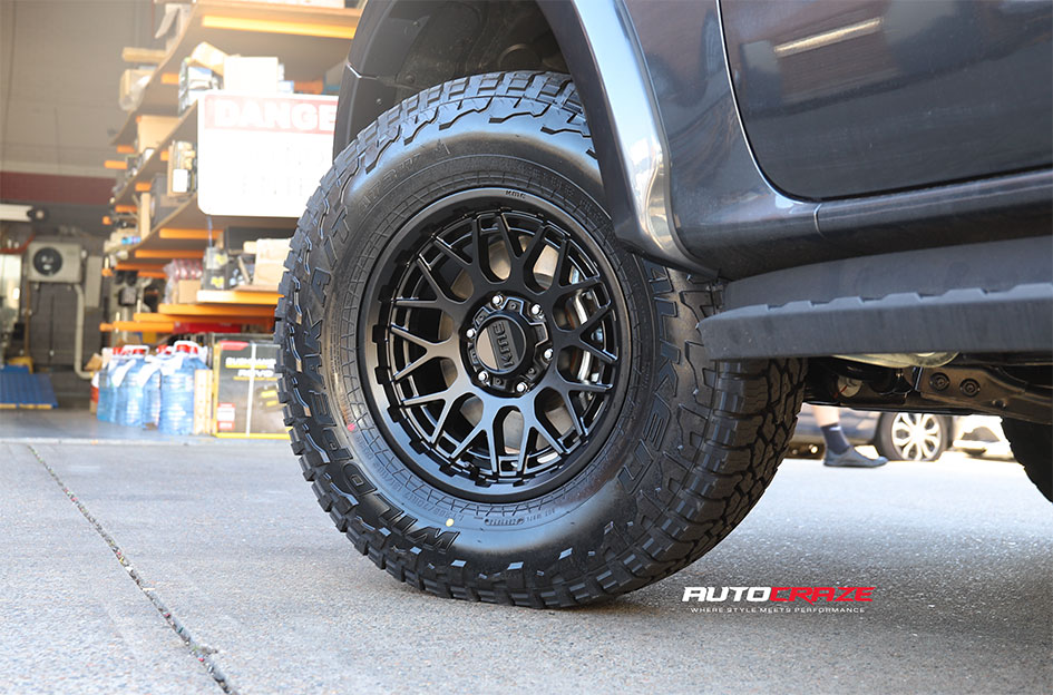 FORD RANGER NEXT GEN KMC TECHNIC SATIN BLACK