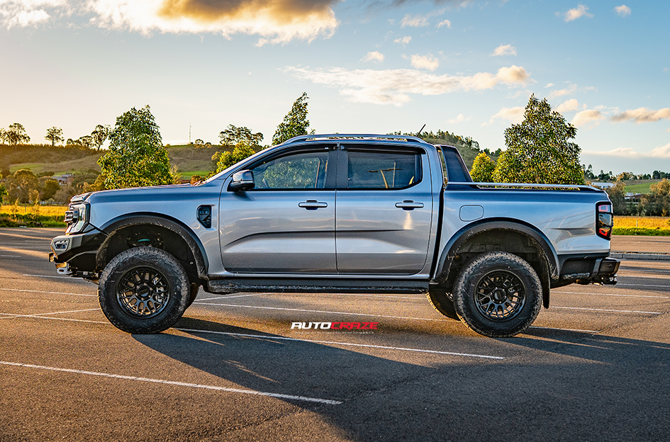 FORD RANGER NEXT GEN KMC TECHNIC SATIN BLACK