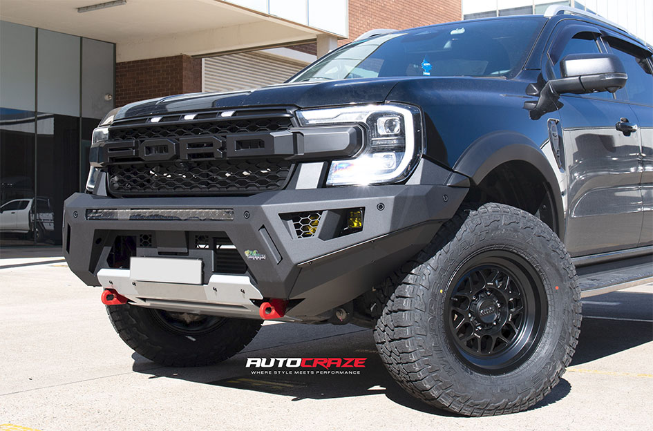 FORD RANGER NEXT GEN KMC TERRA SATIN BLACK 