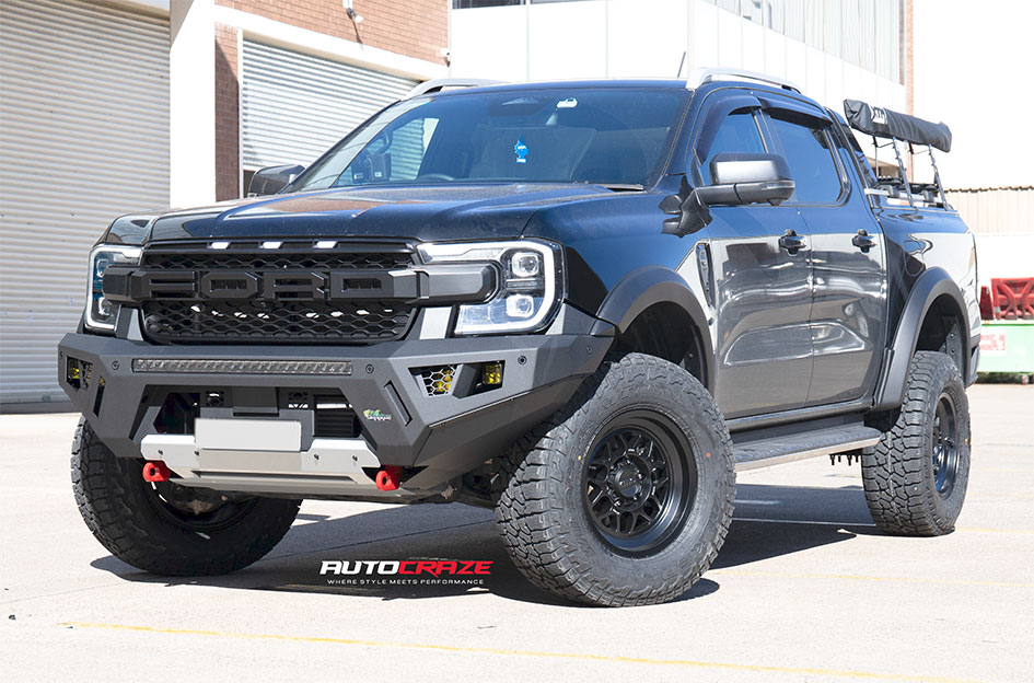 FORD RANGER NEXT GEN KMC TERRA SATIN BLACK 