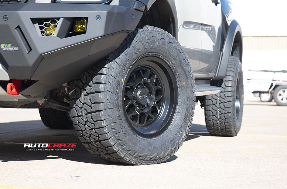 FORD RANGER NEXT GEN KMC TERRA SATIN BLACK 