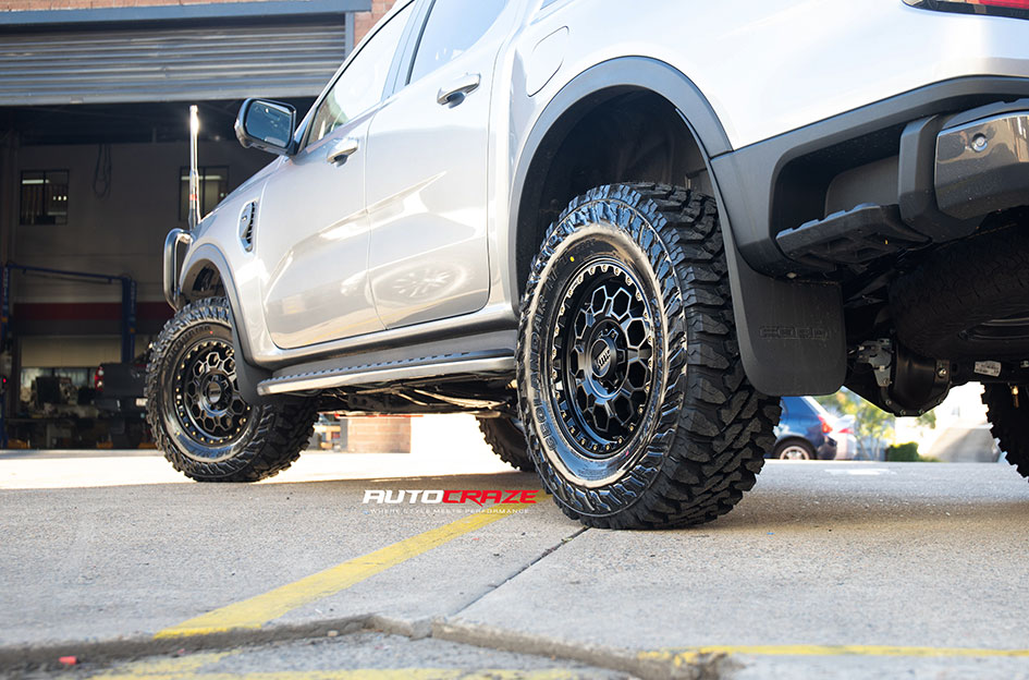 FORD RANGER NEXT GEN KMC TREK SATIN BLACK