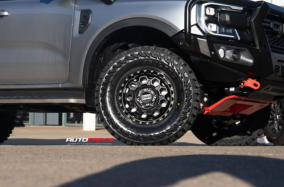 FORD RANGER NEXT GEN KMC TREK SATIN BLACK
