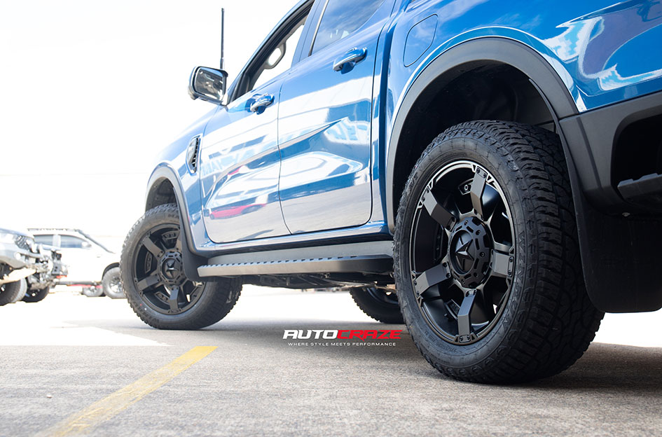 FORD RANGER NEXT GEN KMC ROCKSTAR XD 2 MATTE BLACK