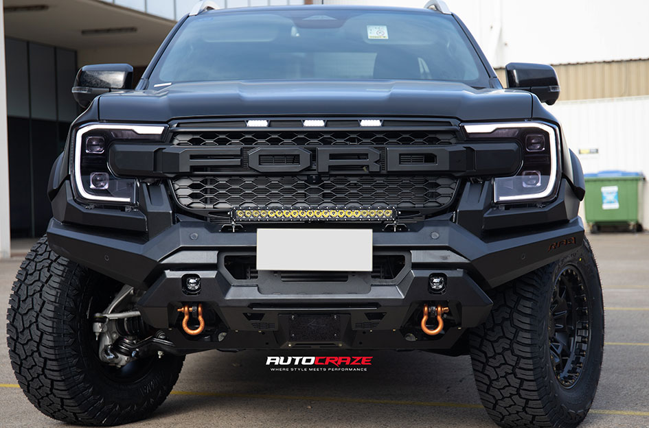 FORD RANGER NEXT GEN KMC SUMMIT SATIN BLACK