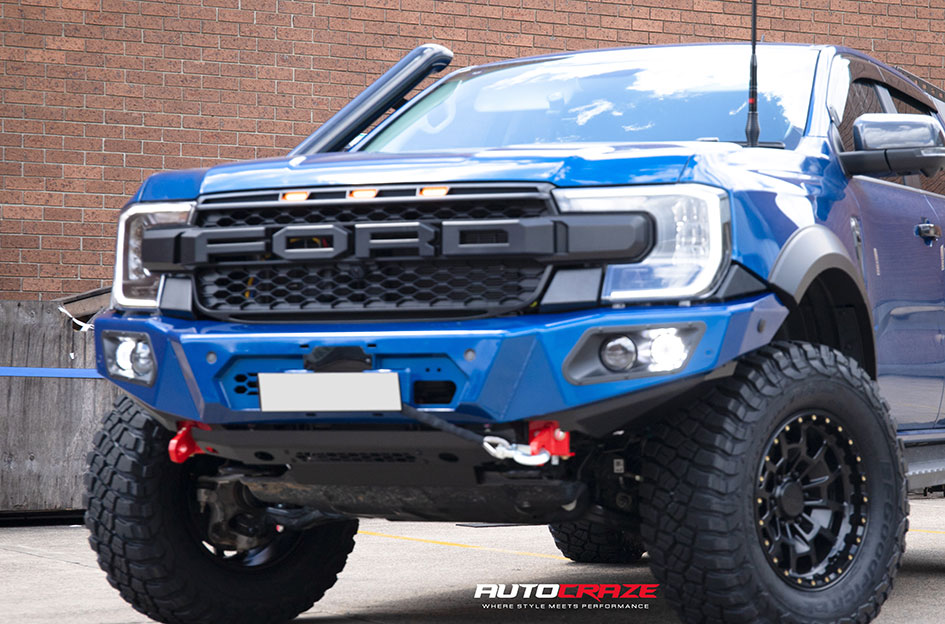 FORD RANGER NEXT GEN KMC SUMMIT SATIN BLACK