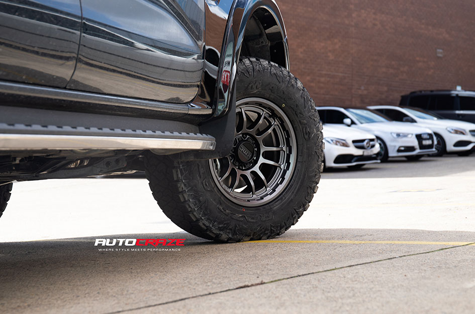 FORD RANGER NEXT GEN KMC WRATH MATTE ANTHRACITE 