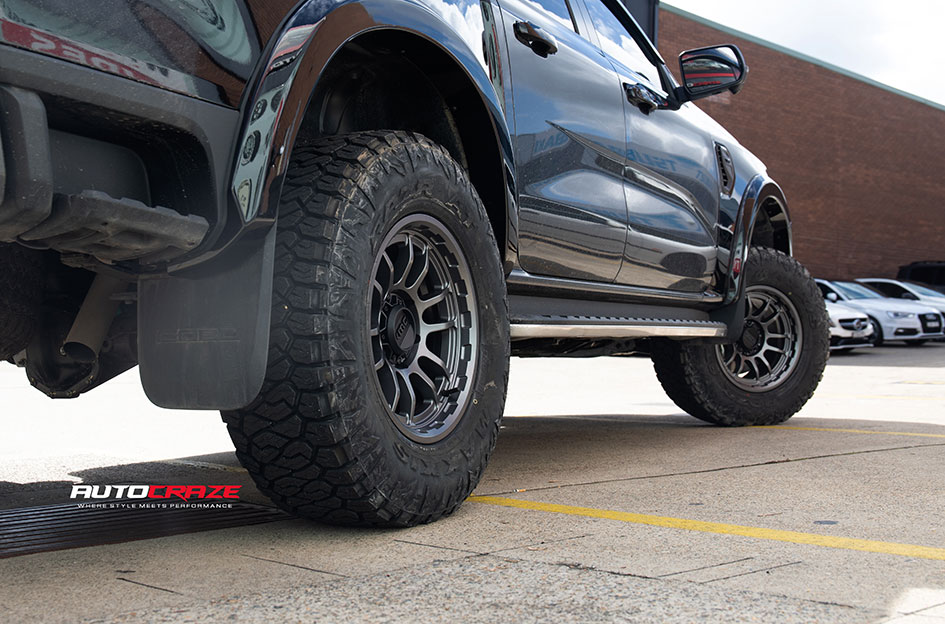 FORD RANGER NEXT GEN KMC WRATH MATTE ANTHRACITE 