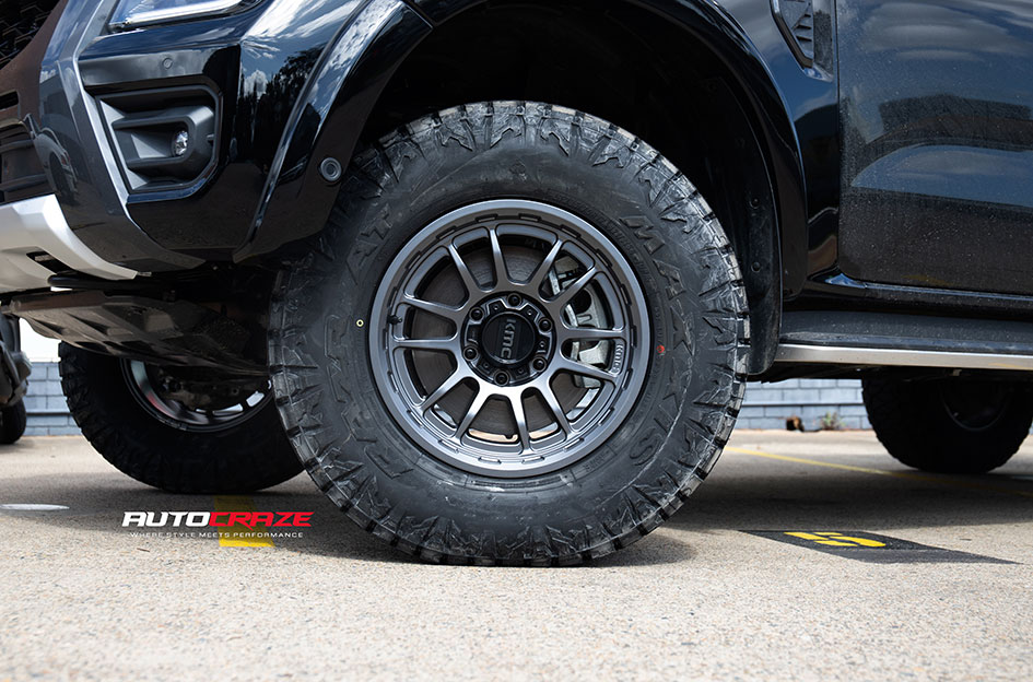 FORD RANGER NEXT GEN KMC WRATH MATTE ANTHRACITE 