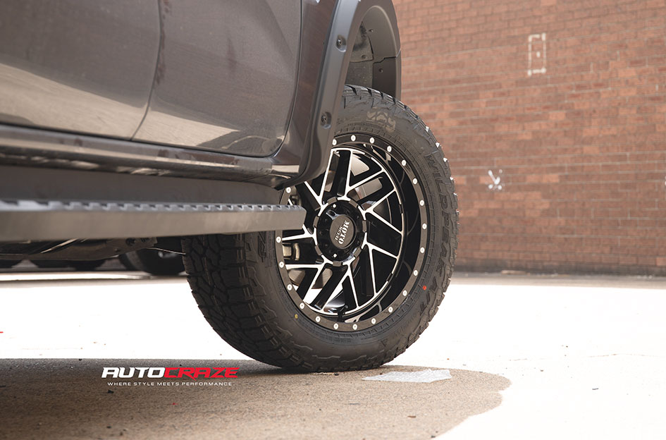 FORD RANGER NEXT GEN MOTO METAL MO985 BLACK MILLED