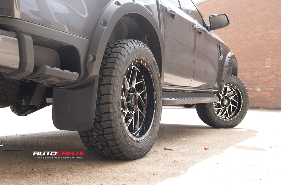 FORD RANGER NEXT GEN MOTO METAL MO985 BLACK MILLED
