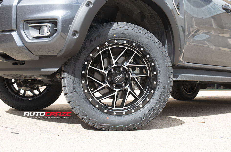 FORD RANGER NEXT GEN MOTO METAL MO985 BLACK MILLED
