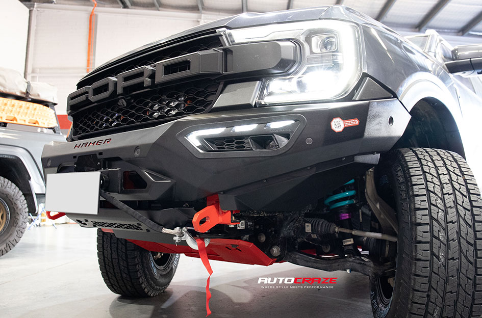 FORD RANGER NEXT GEN NOMAD RAMAZAN MATTE BLACK TINTED FACE 