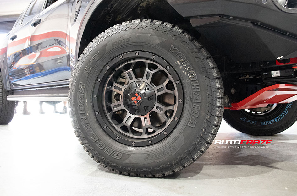 FORD RANGER NEXT GEN NOMAD RAMAZAN MATTE BLACK TINTED FACE 