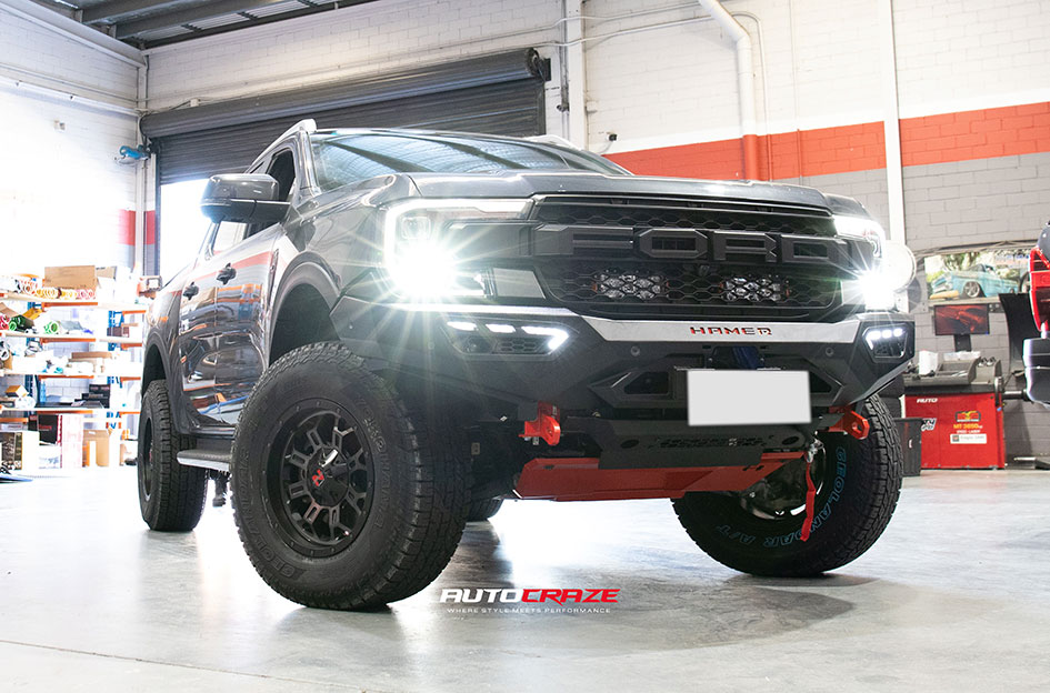 FORD RANGER NEXT GEN NOMAD RAMAZAN MATTE BLACK TINTED FACE 